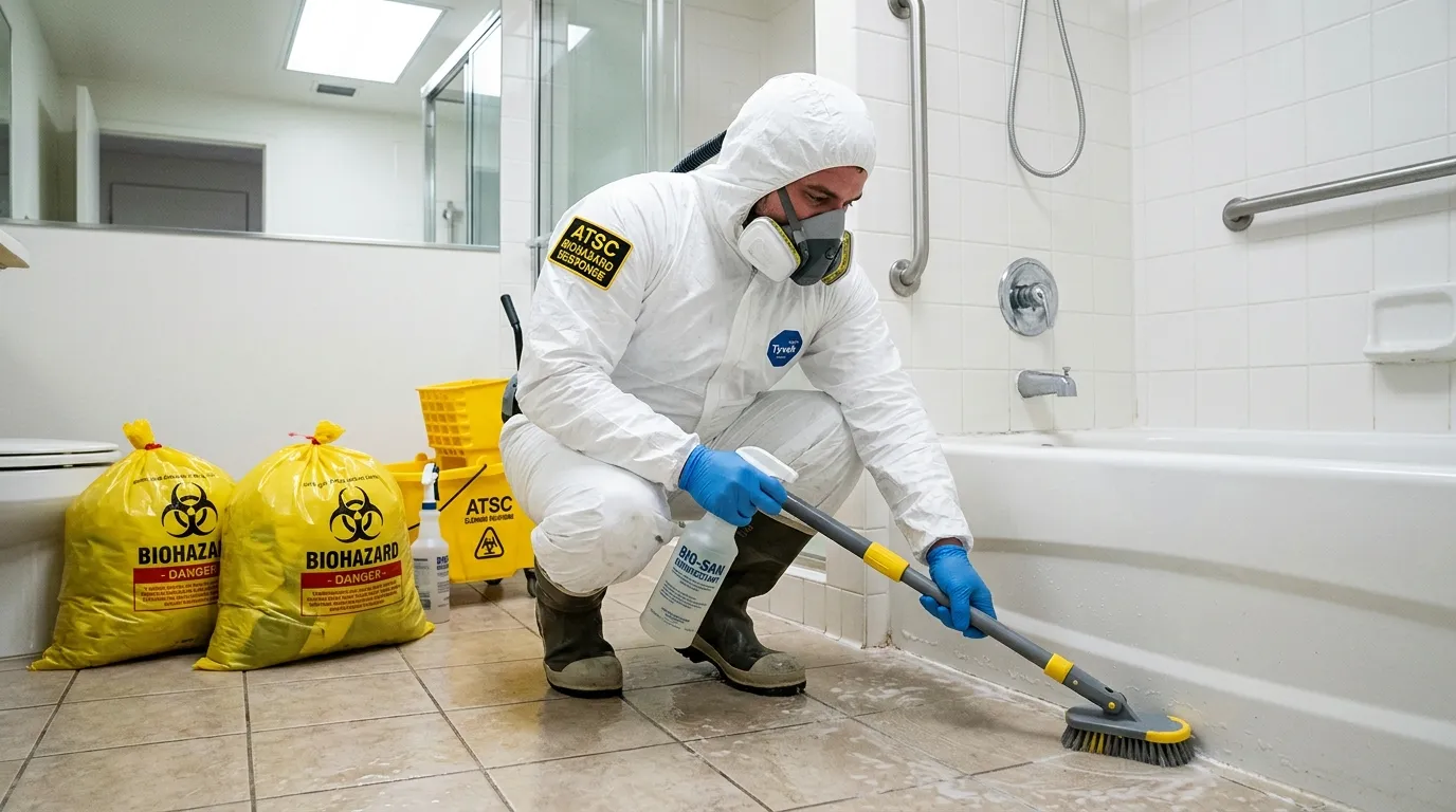Decontamination equipment deployed for Blood Cleanup in Stansbury park